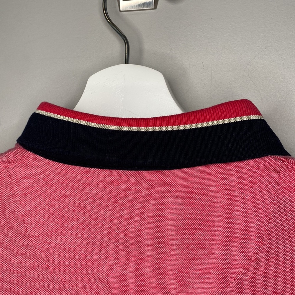 Ted Baker Heathered Red Polo Shirt - Picture 9 of 10